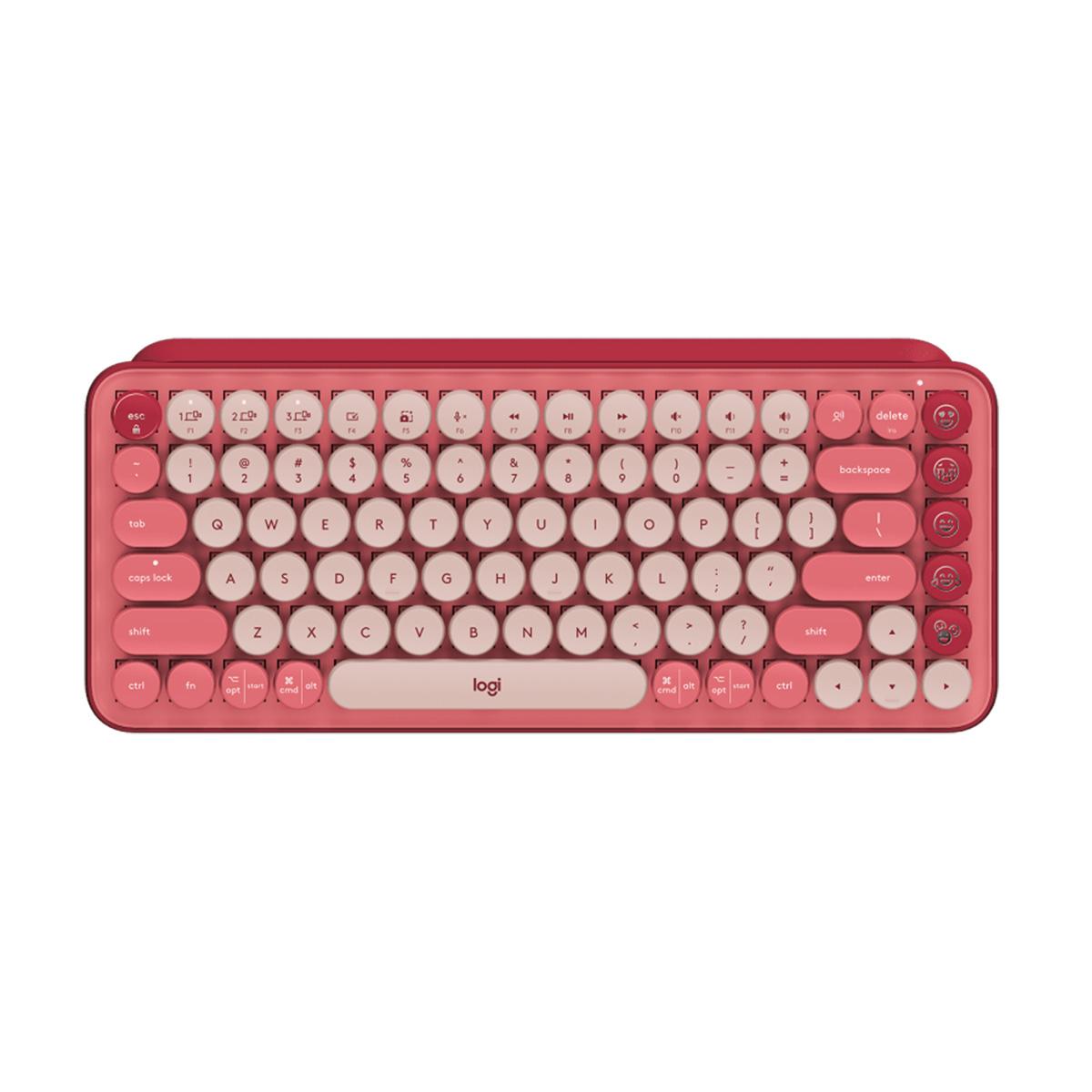 Logitech POP Keys Wireless Mechanical Keyboard with Customizable Emoji Keys